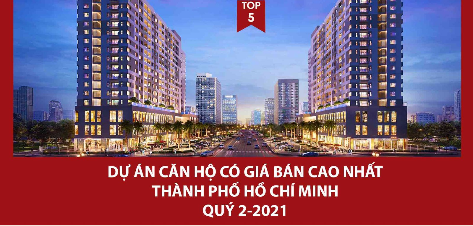 Top 5 căn hộ có giá bán cao nhất Sài Gòn