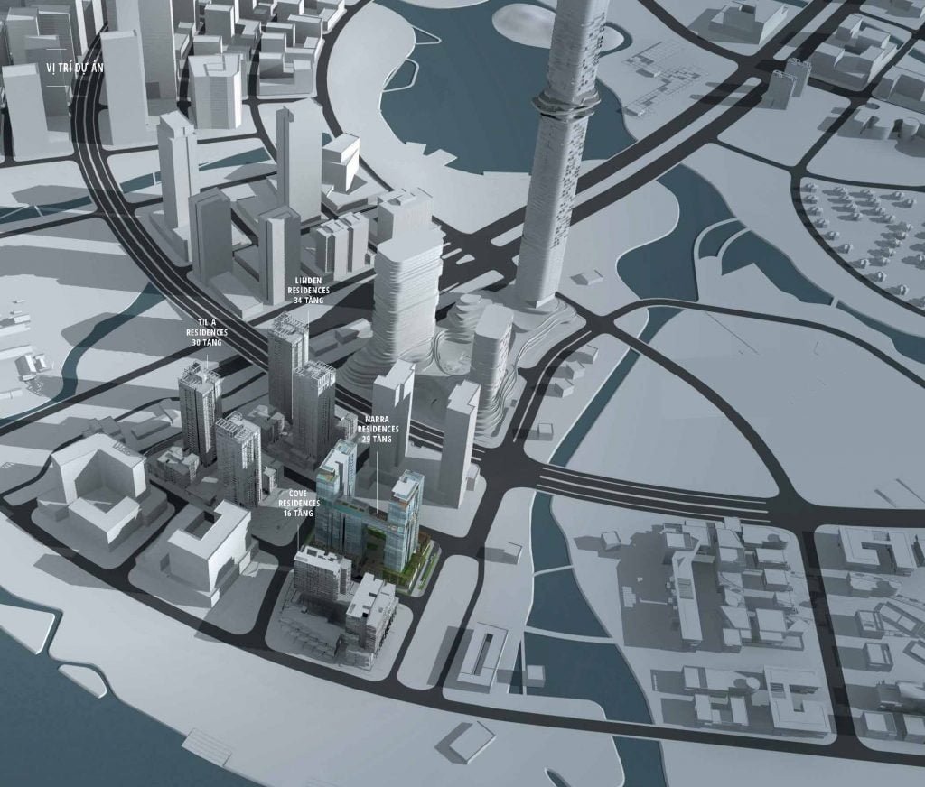 11 phân khu trong dự án Empire City Thủ Thiêm