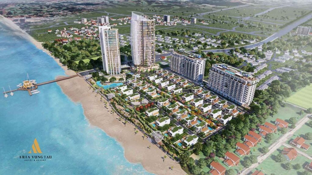 Hình phối cảnh tổng thể của dự án