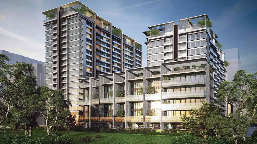 Hình ảnh về khu biệt thự thấp tầng