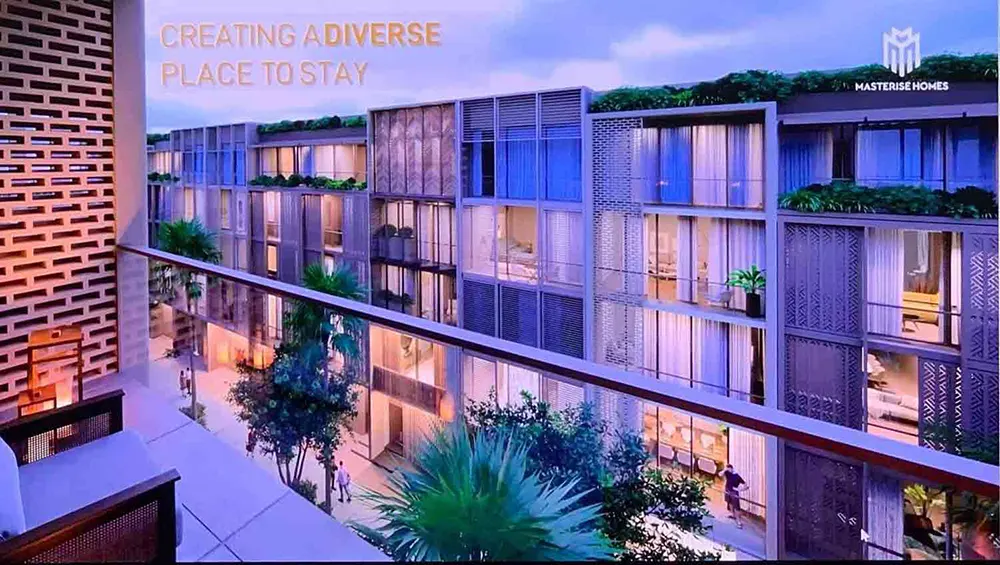 Hình minh hoạ nhà phố thương mại The Global City Thủ Đức