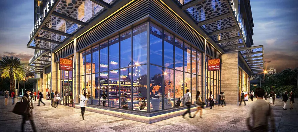 Thiết kế mặt bằng khu Shophouse