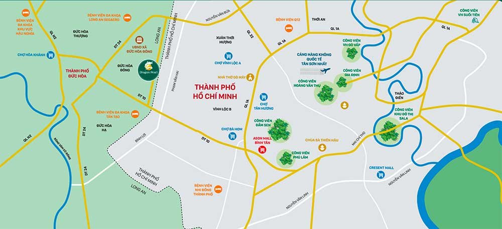 Toạ độ vàng của Dragon Pearl Long An