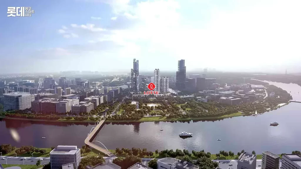 Eco Smart City Thu Thiêm nằm liền kề quảng trường lớn nhất Việt Nam và cầu đi bộ