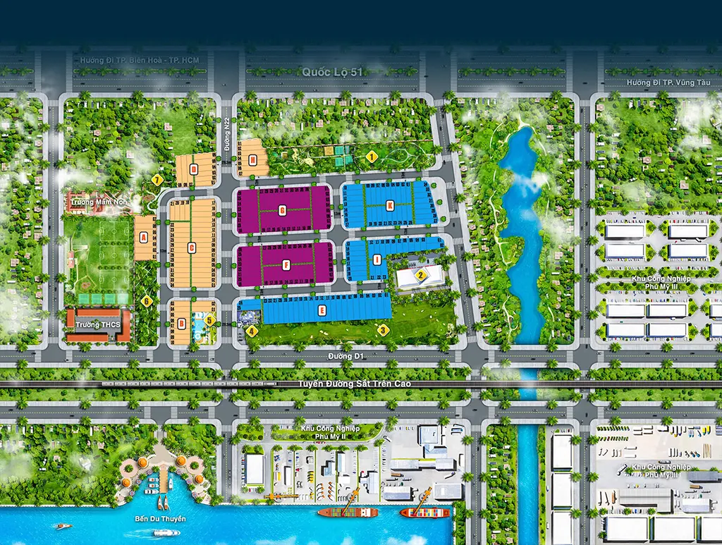 Sơ đồ mặt bằng Salaphumy