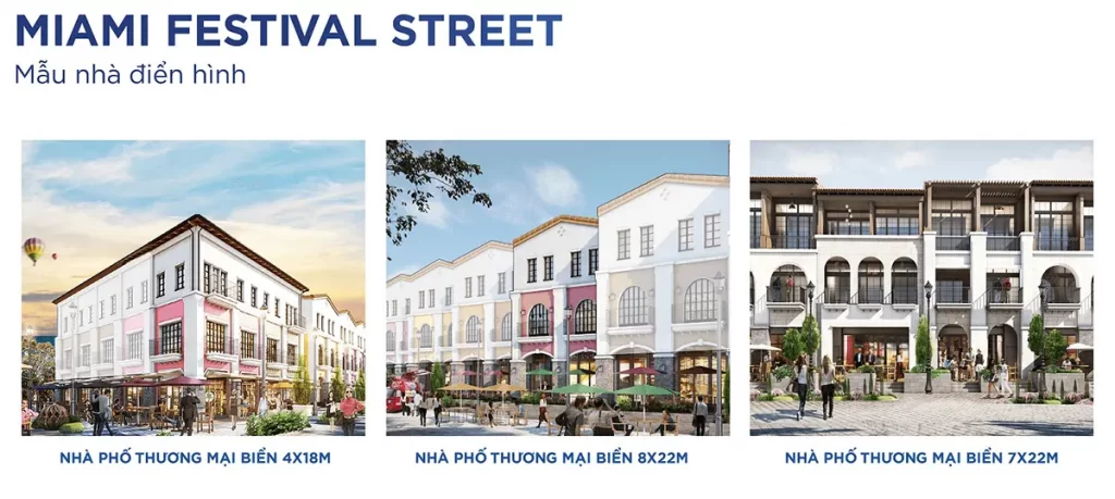 Mẫu nhà điển hình Miami Festival Street