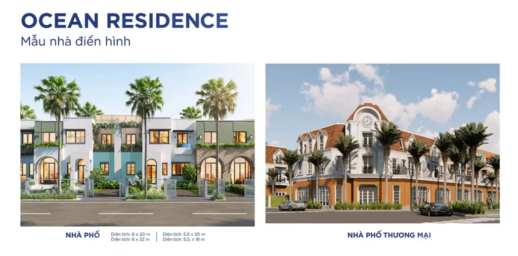 Mẫu nhà điển hình Ocean Residence
