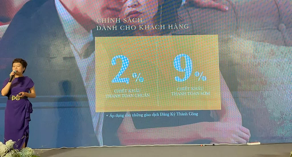 Chiết khấu từ 2-9% dành cho khách hàng mua dinh thự The Rivus