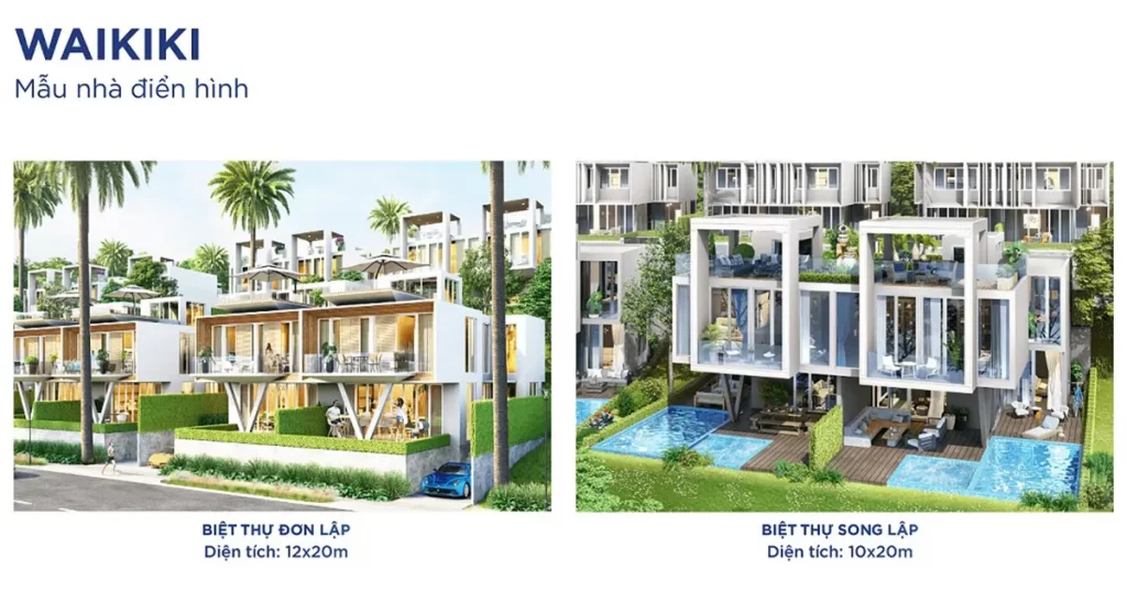 Mẫu nhà điển hình Waikiki