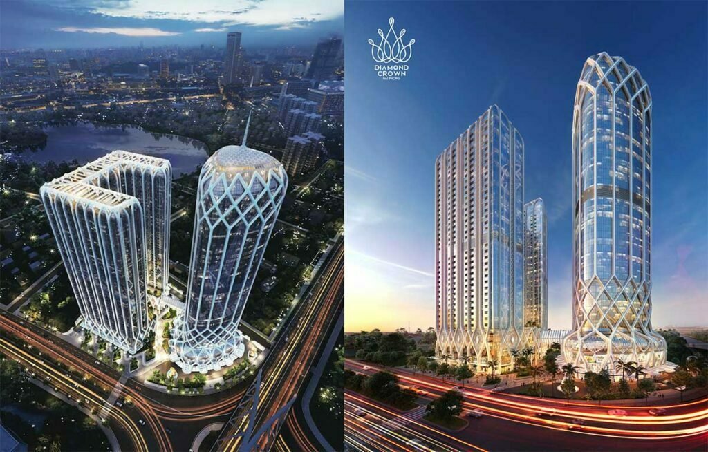 Hình phối cảnh dự án Diamond Crown Hải Phòng