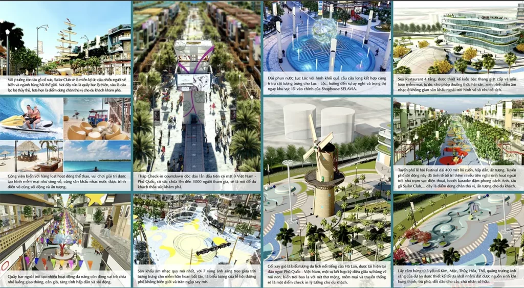 Cụm dịch vụ tiện ích tiêu chuẩn quốc tế tại Selavia Phú Quốc