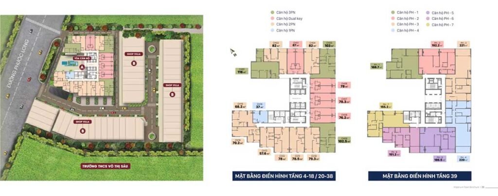 Mặt bằng căn hộ Imperium Town