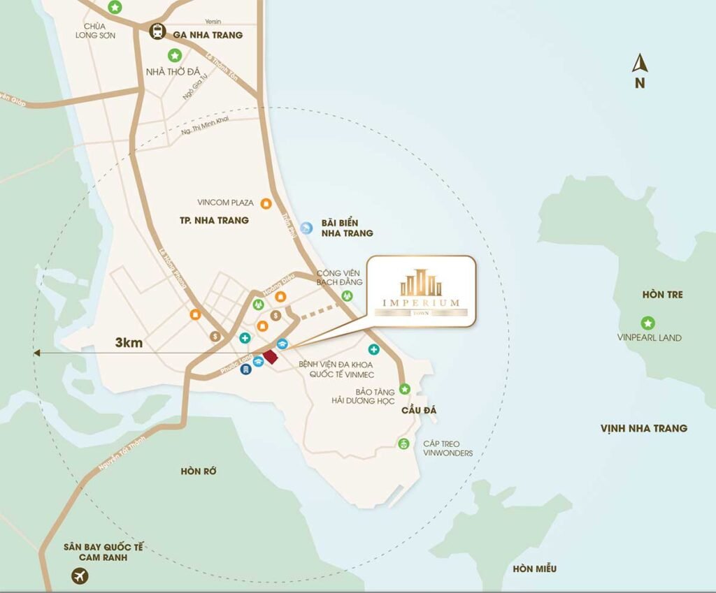 Bản đồ vị trí dự án nằm ở đâu của Nha Trang?