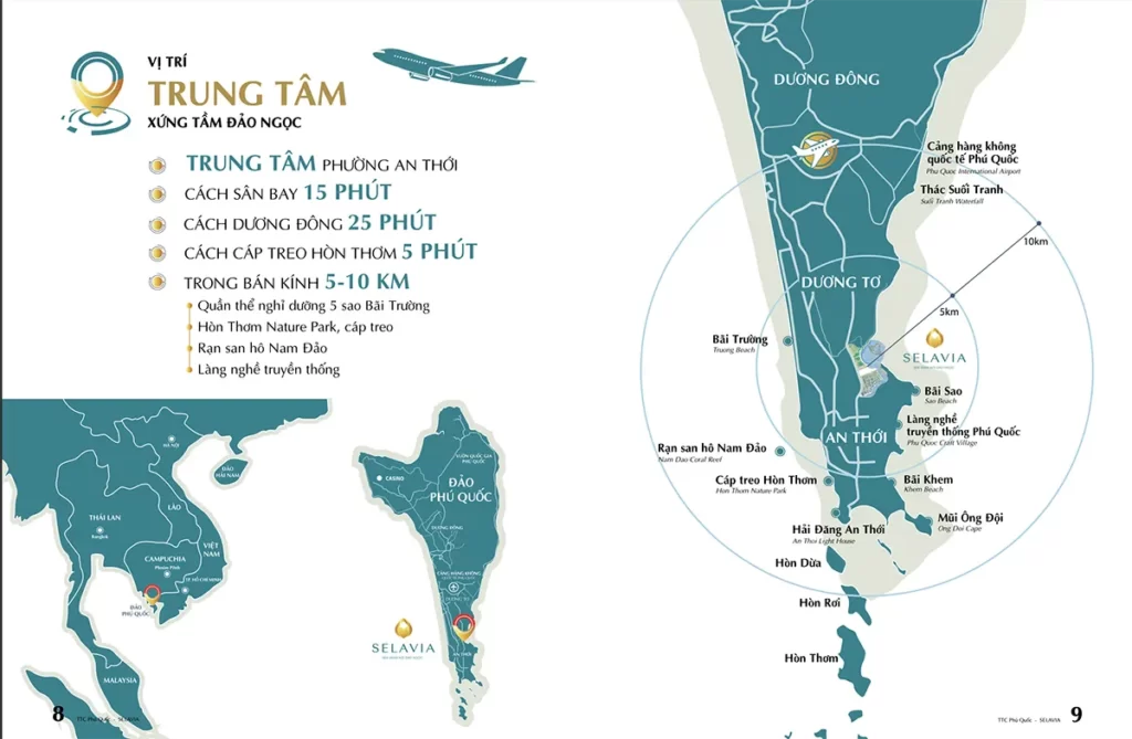 Vị trí dự án Selavia Phú Quốc nằm ở đâu?