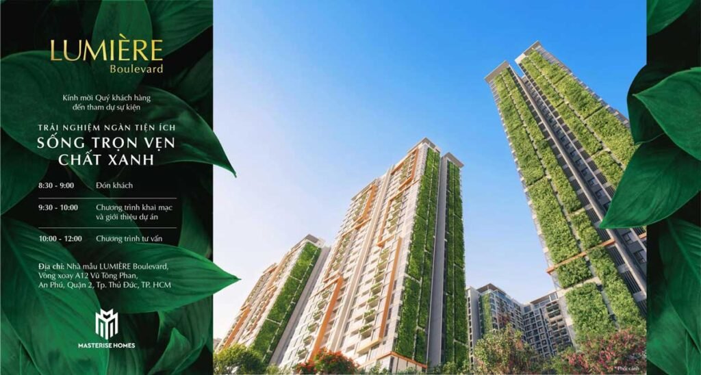 Chính sách ưu đãi và chiết khấu dành cho khách hàng mua căn hộ Lumiere Boulevard đợt 1