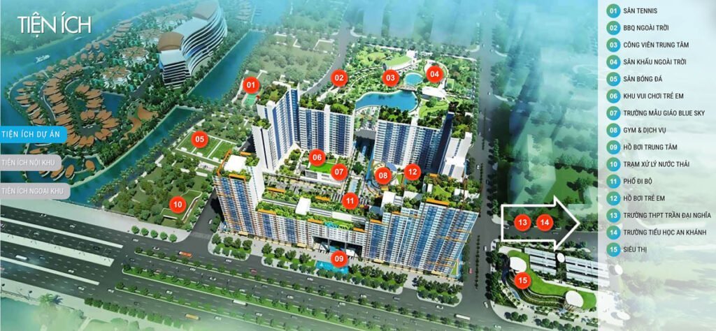 Tiện ích nội khu của dự án đã sẵn sàng phục vụ cư dân
