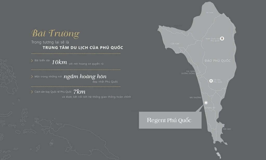 Vị trí dự án Regent Residences Phú Quốc