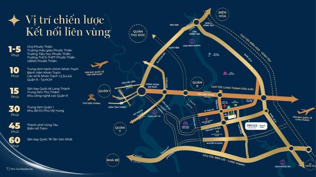 Bản đồ vị trí dự án Phú Gia Residences