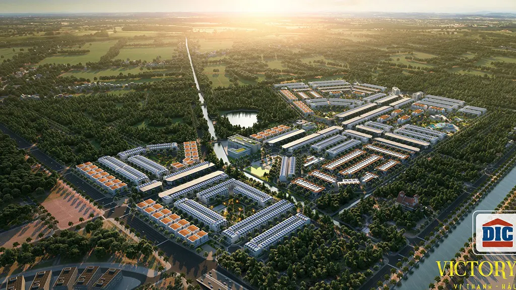 Phối cảnh dự án khu đô thị Dic Victory City Hậu Giang