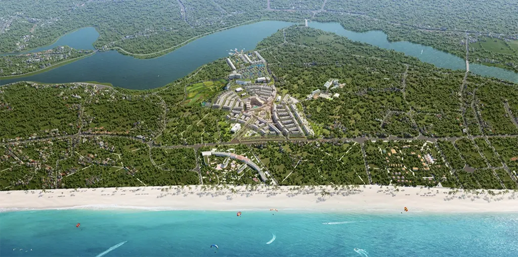 Hình phối cảnh dự án nghỉ dưỡng La Queenara Hội An