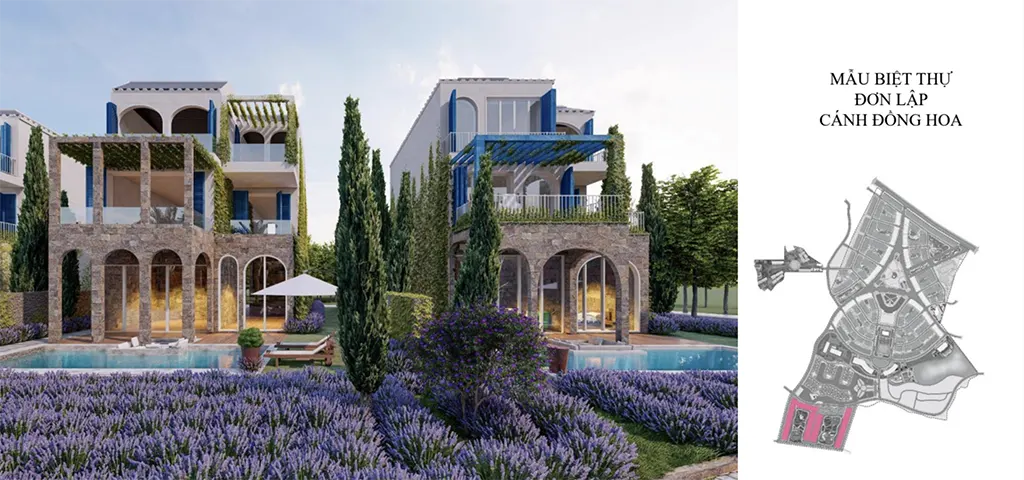 Mẫu biệt thự đơn lập La Queenara