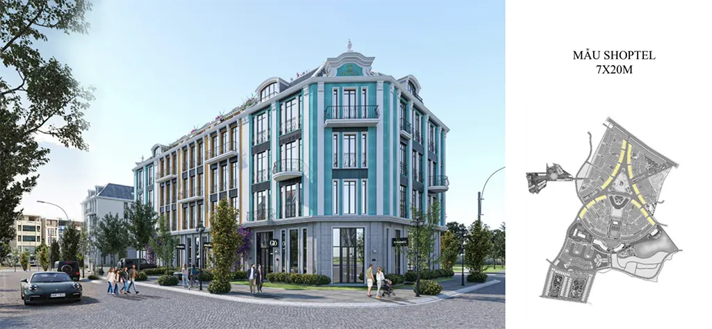 Mẫu Shoptel La Queenara