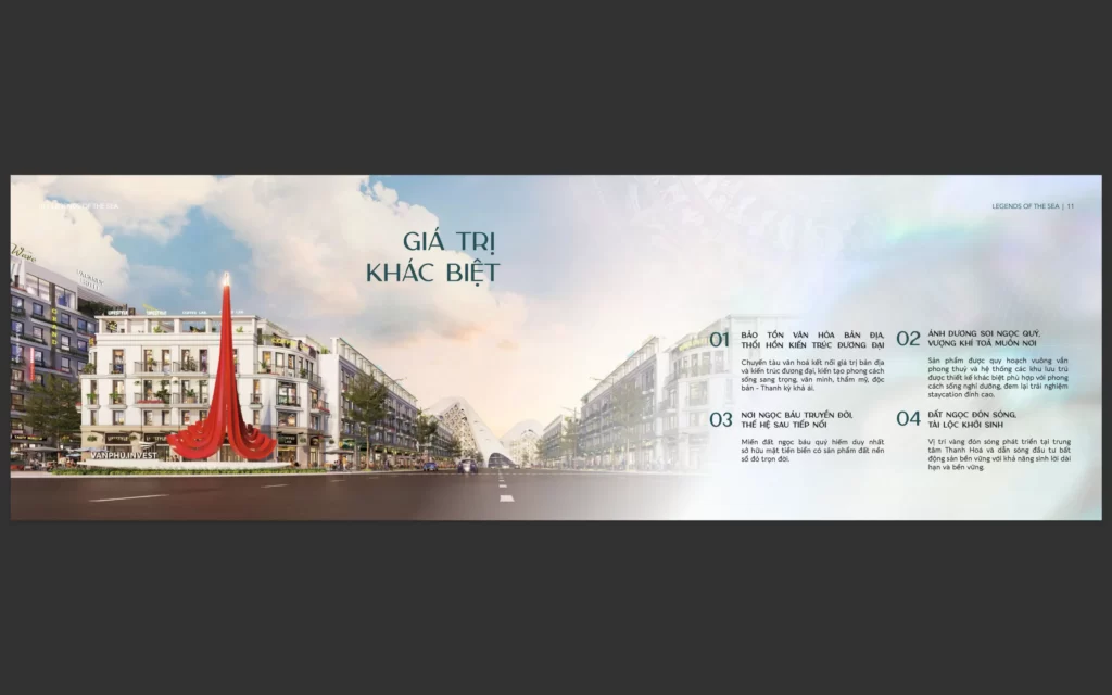 4 giá trị khác biệt của dự án