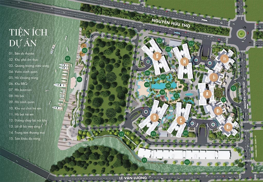 Tiện ích khu dân cư The Grand Sentosa