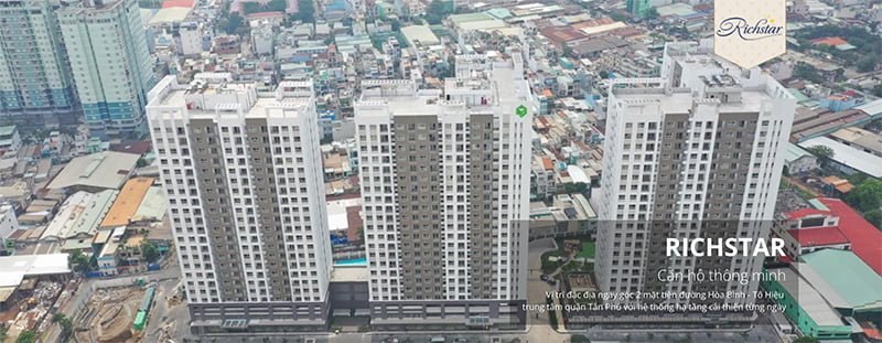 Hình ảnh thực tế giai đoạn 2 dự án Richstar Tân Phú
