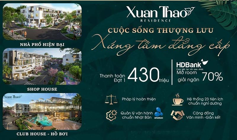 Chương trình mở bán Xuân Thảo Residence với nhiều ưu đãi hấp dẫn