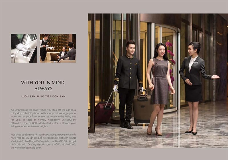 Quy trình tham quan nhà mẫu The Opusk Residence