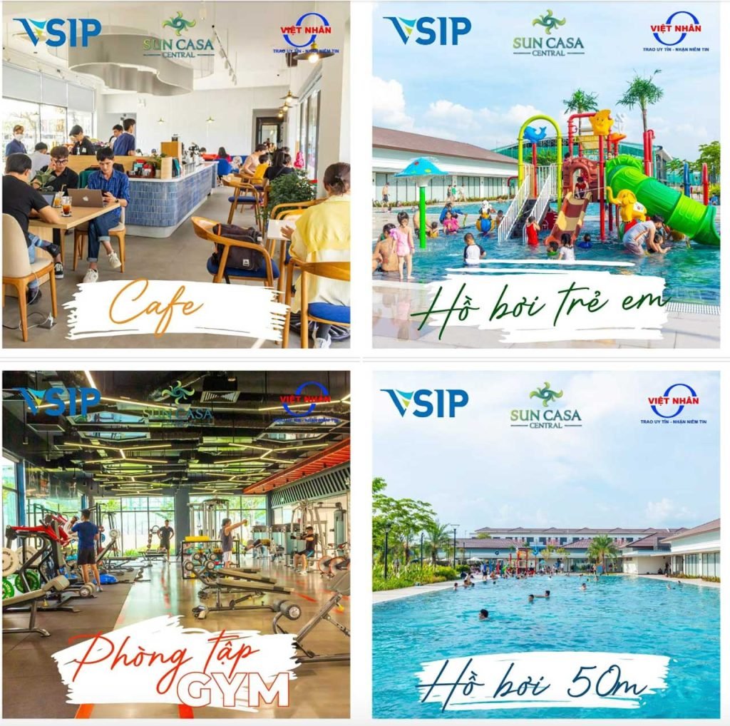 Tiện ích khu dân cư Sun Casa Central