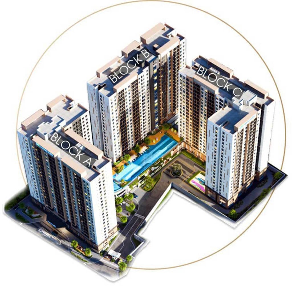 Mặt bằng căn hộ The Privia Bình Tân