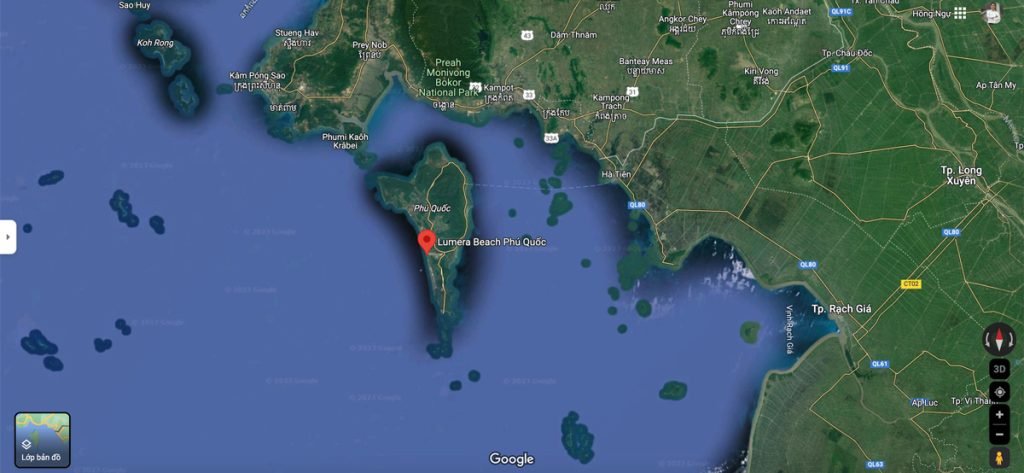 Vị trí dự án Lumera Beach Phú Quốc