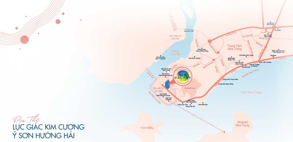 Vị trí dự án New Galaxy Nha Trang