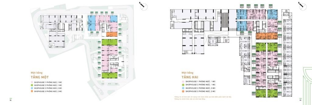 Mặt bằng Shophouse Picity Sky Park