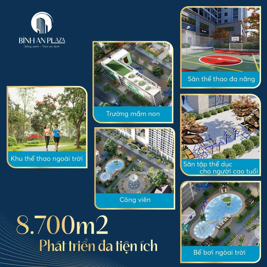 Tiện ích khu dân cư Bình An Plaza