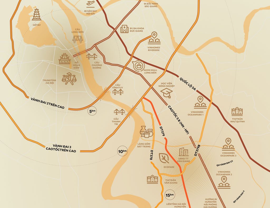 Vị trí khu đô thị Vaquarius