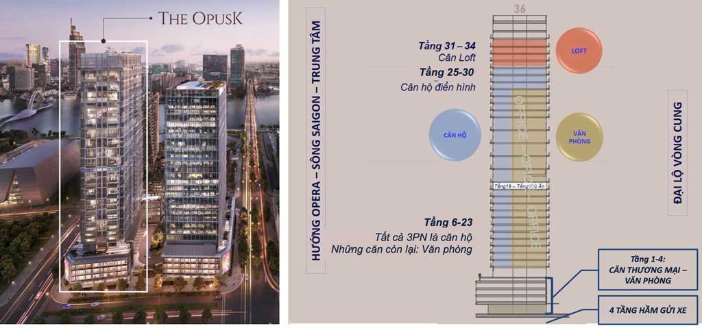 Bán sàn văn phòng The Opusk Thủ Thiêm