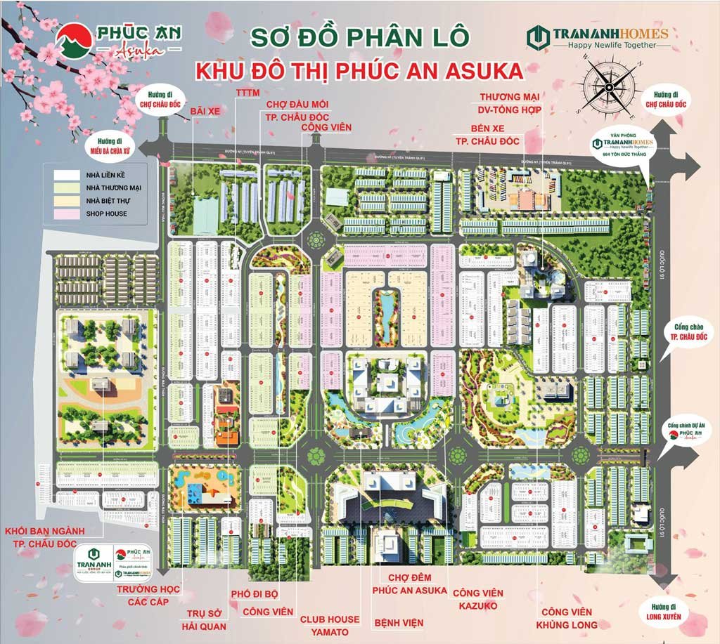 Mặt bằng phân lô Phúc An Asuka