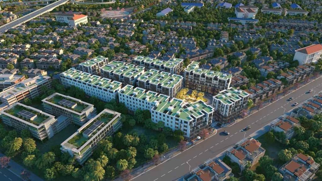 Hình phối cảnh dự án Harbour Center Hải Phòng