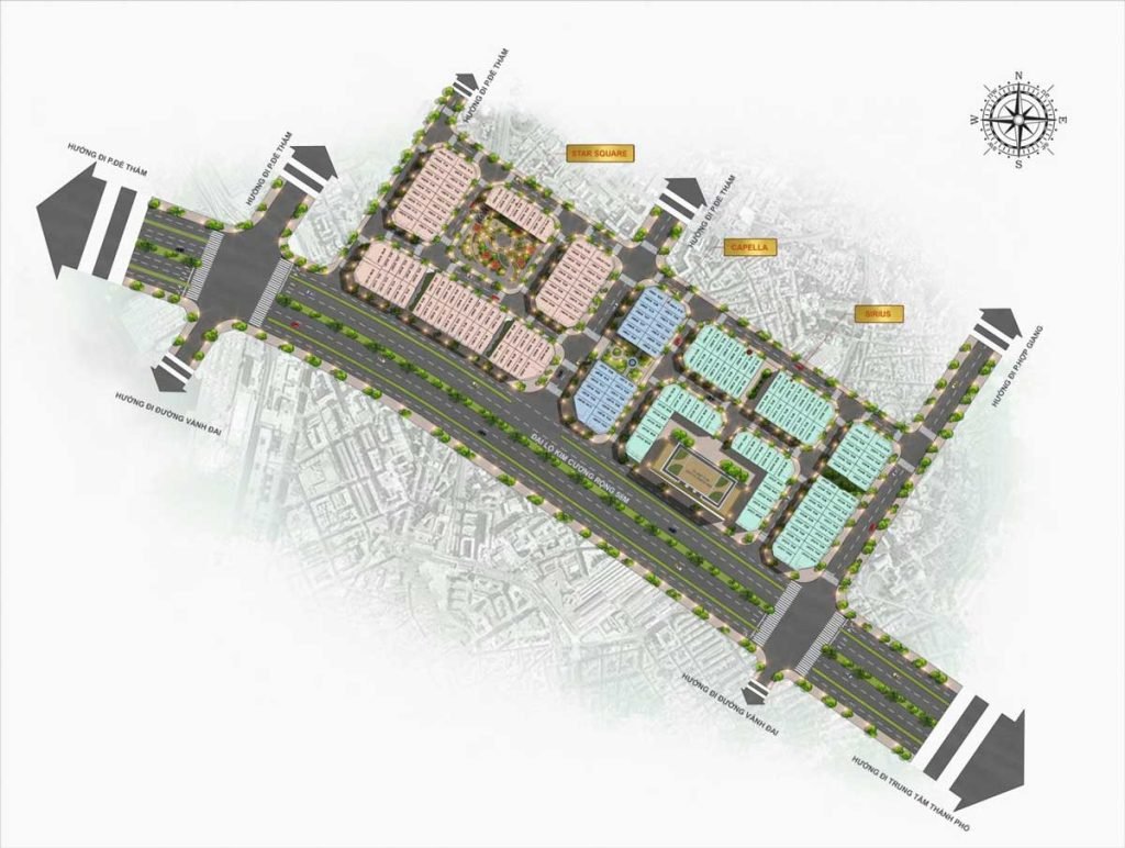Mặt bằng dự án Hp Galaxy Cao Bằng