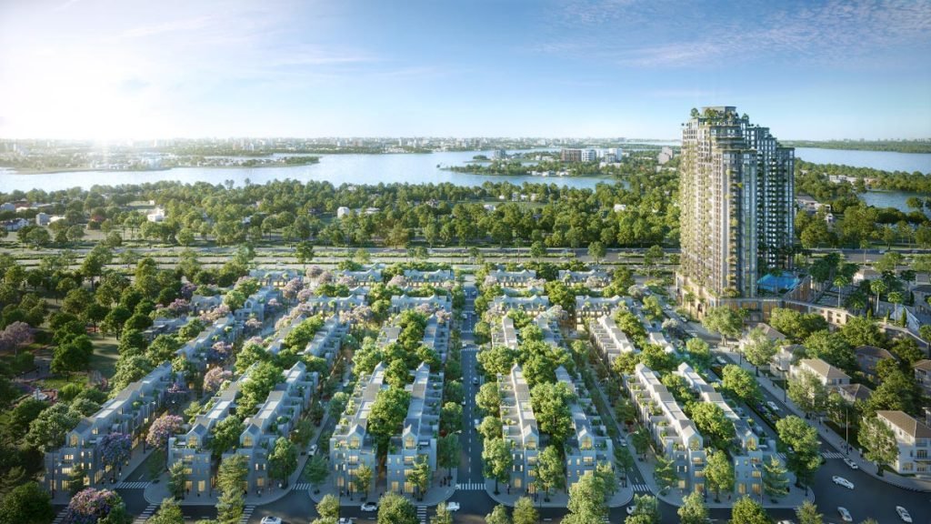 Hình phối cảnh của dự án The Campus Eco Central Park