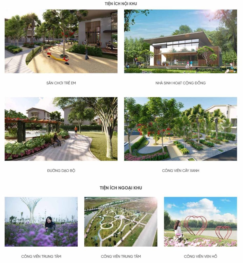 Tiện ích nội ngoại khu của dự án Belhomes Hải Phòng
