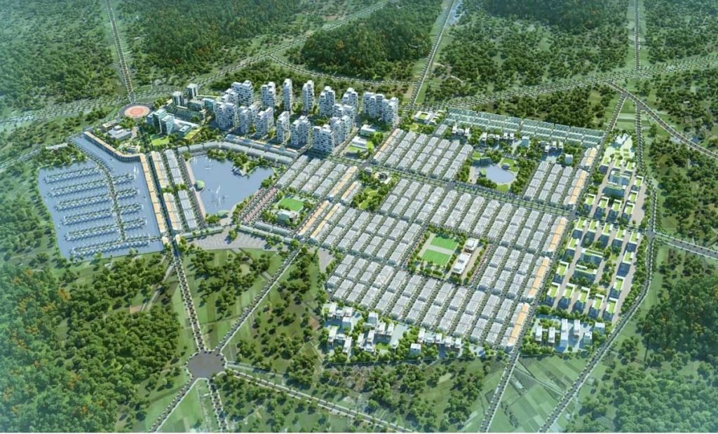 Hình phối cảnh khu đô thị Vinhomes Hậu Nghĩa Đức Hoà Long An