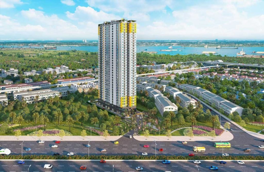 Hình phối cảnh dự án căn hộ Bcons Avenue Bình Dương