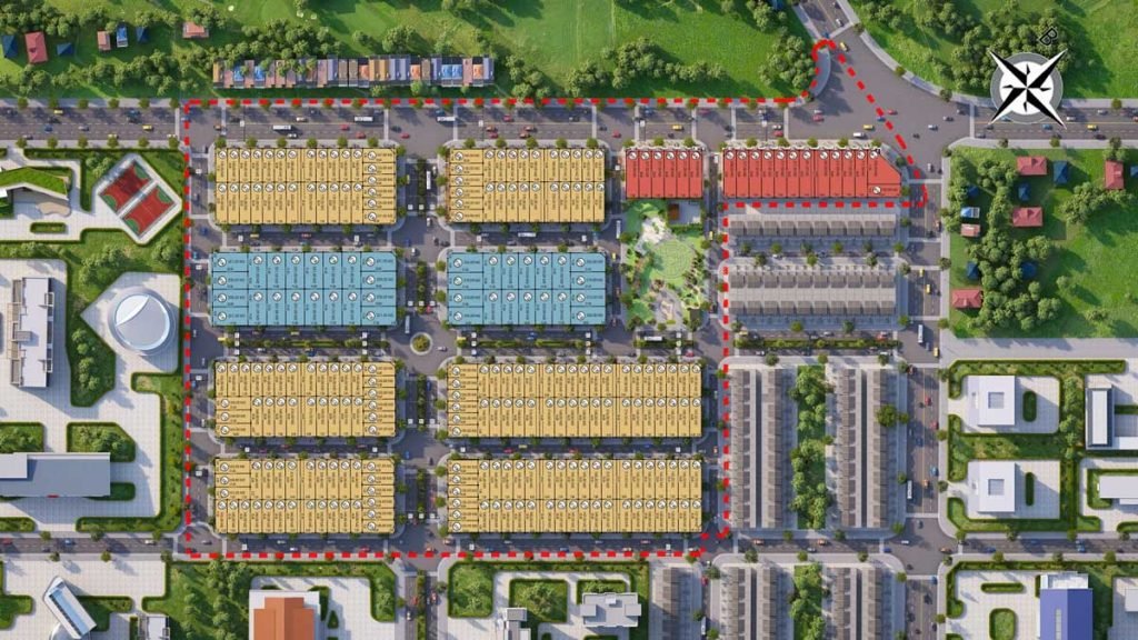 Mặt bằng dự án Nghĩa Đàn New Center