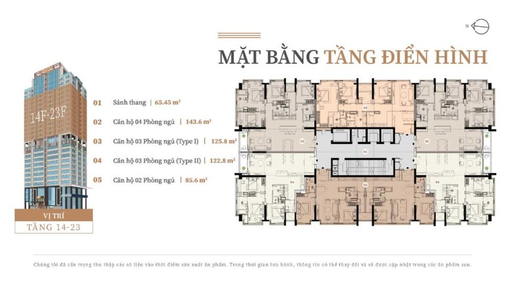 Mặt bằng tầng điển hình