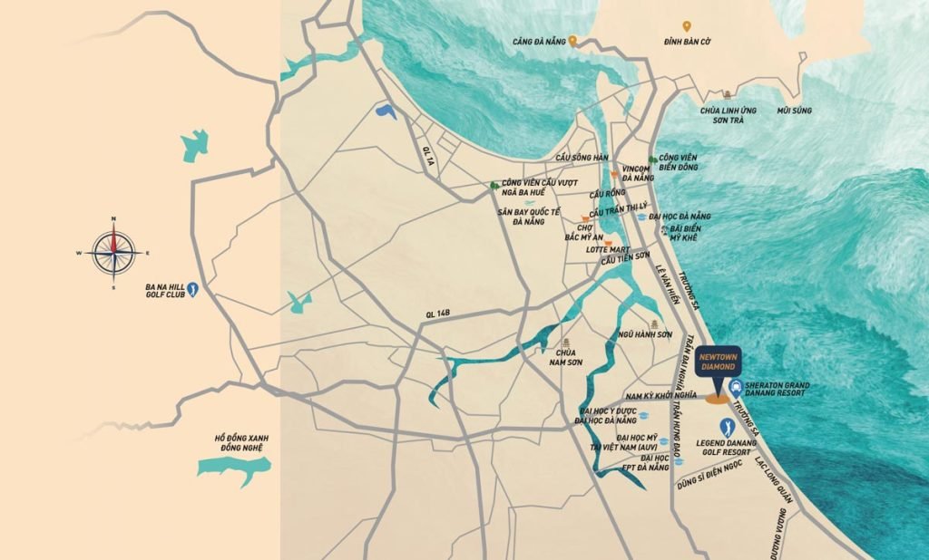 Bản đồ vị trí Newtown Diamond