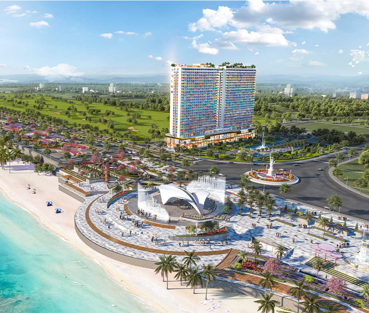 Hình phối cảnh Dolce Penisola Quảng Bình